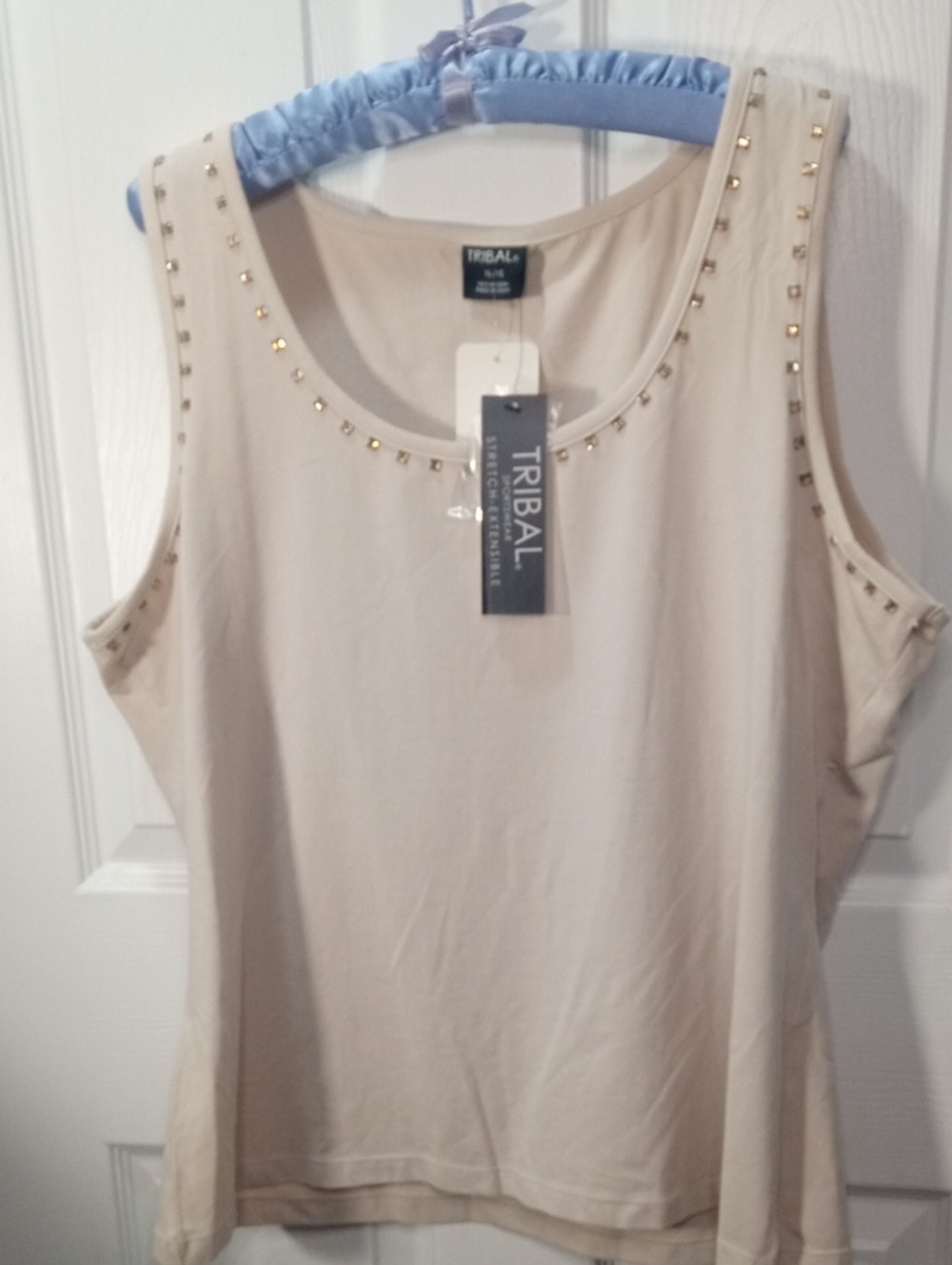 TRIBAL STUDDED KNIT TANK